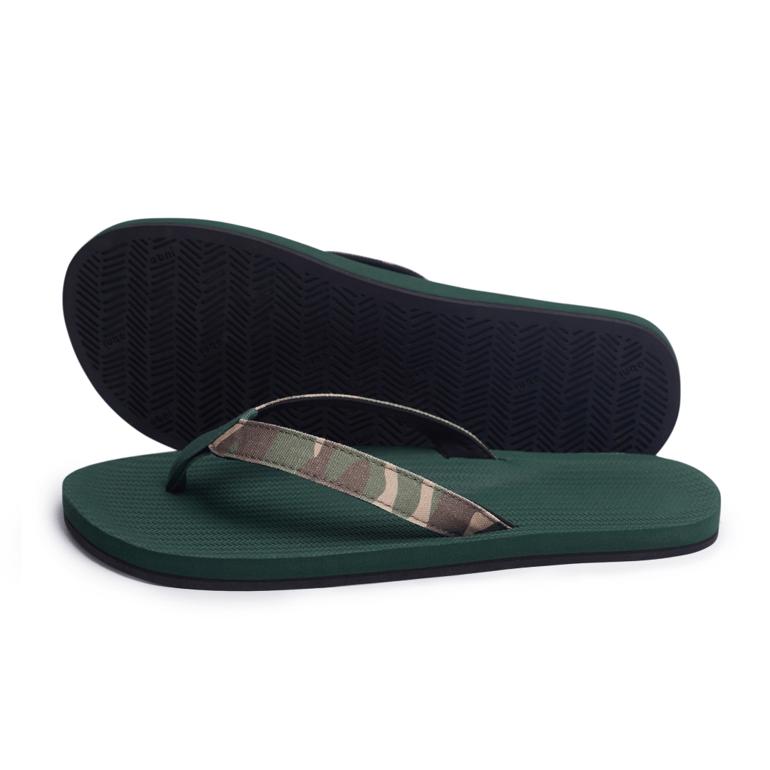 Women's Flip Flops Camo - Leaf/Camo Regular - Indosole