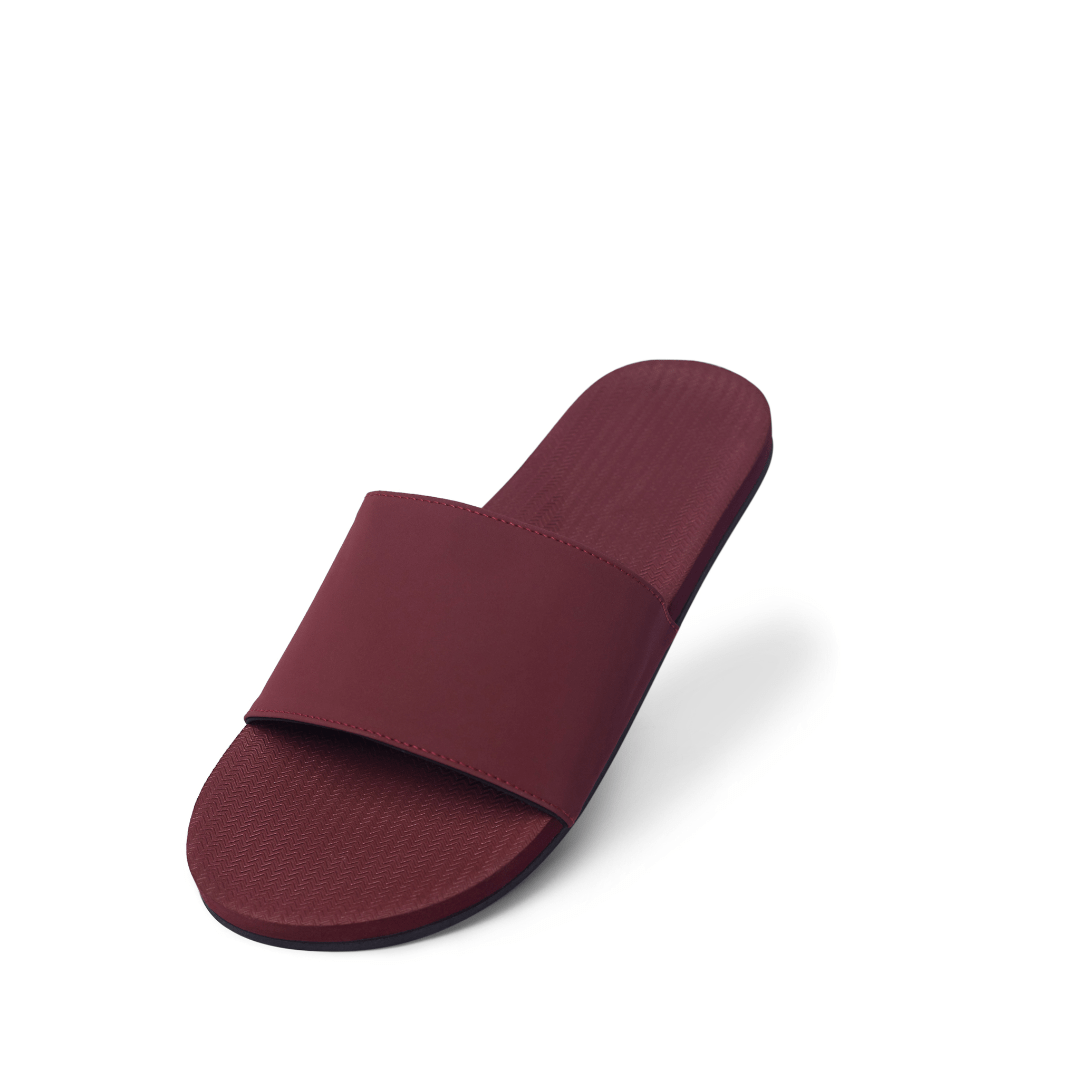 Indosole Women s Slide Burgundy Size 4 5