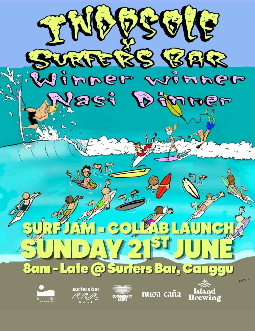 INDOSOLE X SURFER’S BAR - LAUNCH EVENT AND SURF JAM