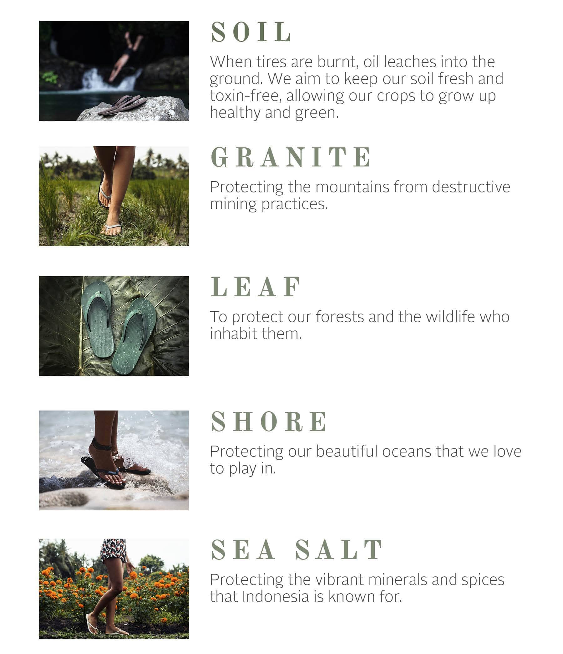 Each color represents an element that we aim to protect