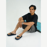 Men's Riversole Flip Flops Black/Shore