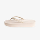 Women's Easy Living Sneaker Sole Platform Flip Flops Sea Salt