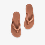 Women's Easy Living Platform Flip Flops Rust