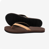 Women's Flip Flops - Soil/Soil Light