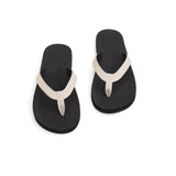 Women's Flip Flops Black/Sea Salt