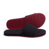 Men’s Slide Sneaker Sole - Red Sole/Black