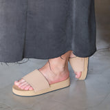 Women's Platform Slide Soil Light