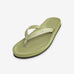 Indosole Women's Easy Living flip flop in matcha green, angled product shot