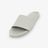 Three-quarter view of women's sea salt slide with wide strap on light background