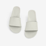 Top view of women's sea salt slide pair showing clean minimal design
