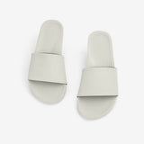 Top view of women's sea salt slide pair showing clean minimal design