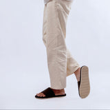 Women's Slide Sneaker Sole - Black/Sea Salt Sole - Indosole