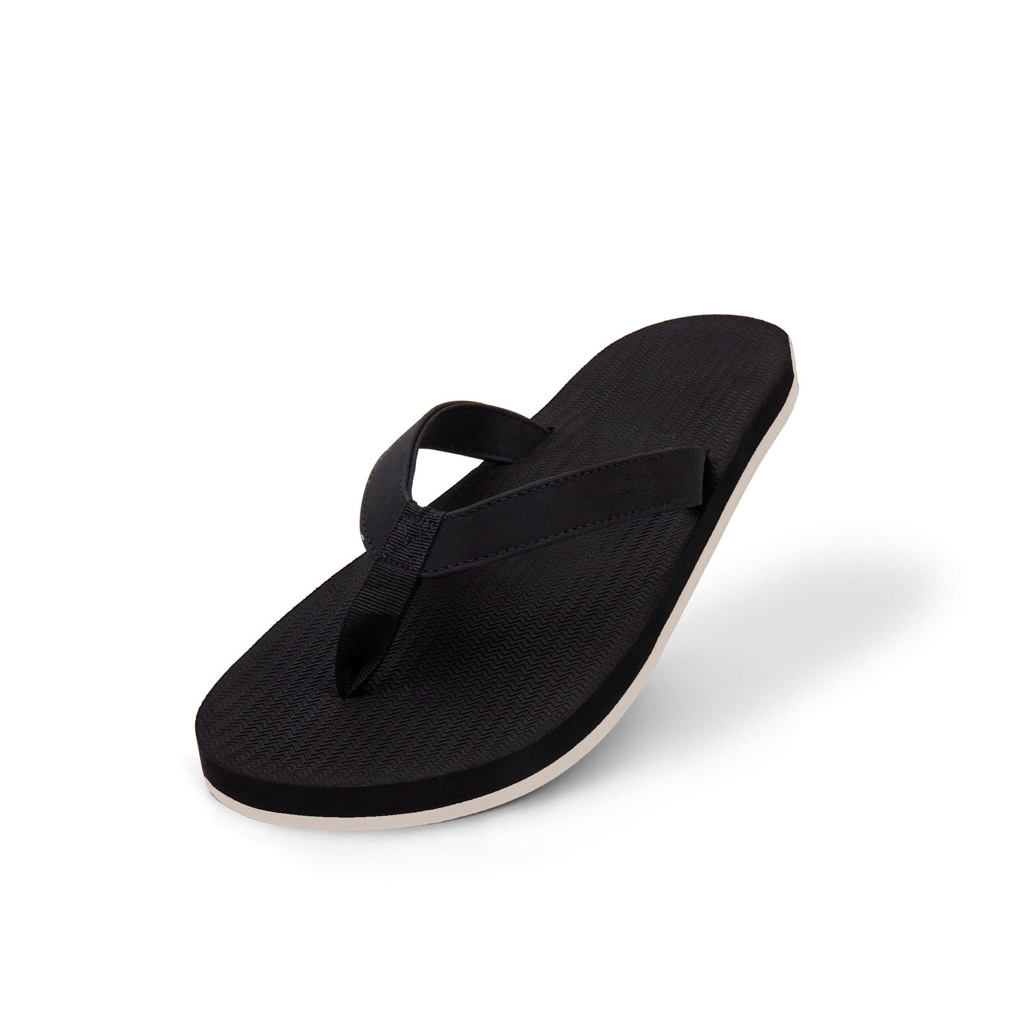 Women's Flip Flops Sneaker Sole - Black/Sea Salt Sole