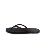 Women's Flip Flops Sneaker Sole - Indigo Sole/Black - Indosole