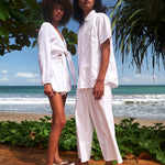 Women's Slide Recycled Pable Straps - Natural/Sea Salt - Indosole