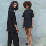 Women's Slide Recycled Pable Straps - Ketapang/Black - Indosole