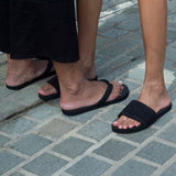 Women's Slide Recycled Pable Straps - Ketapang/Black - Indosole