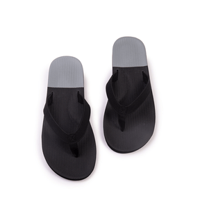 Women's Flip Flops - Color Block Black/Granite - Indosole