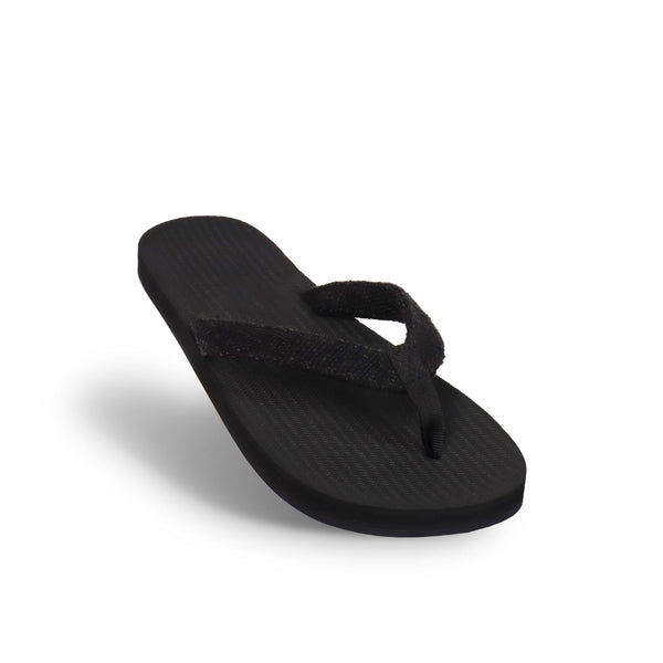 Black flip flops for men – Nikolasandals