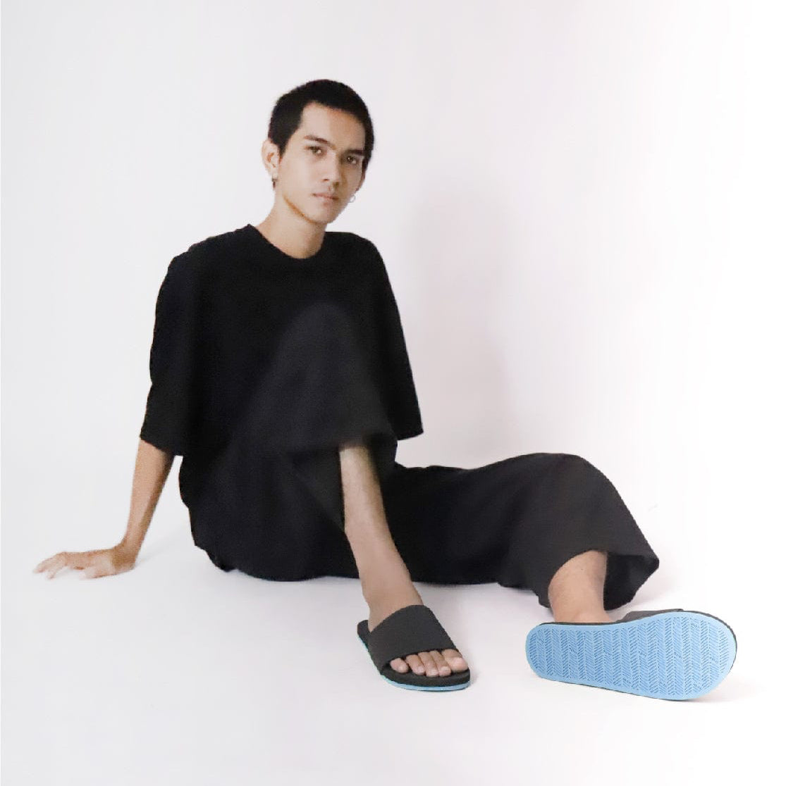 Men’s Slide Sneaker Sole - Indigo Sole/Black - Indosole