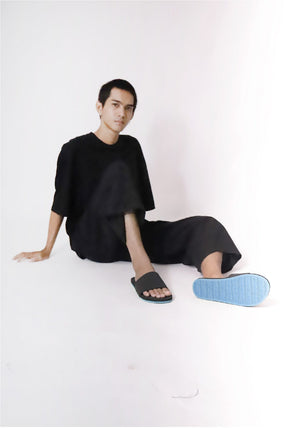 Men’s Slide Sneaker Sole - Indigo Sole/Black