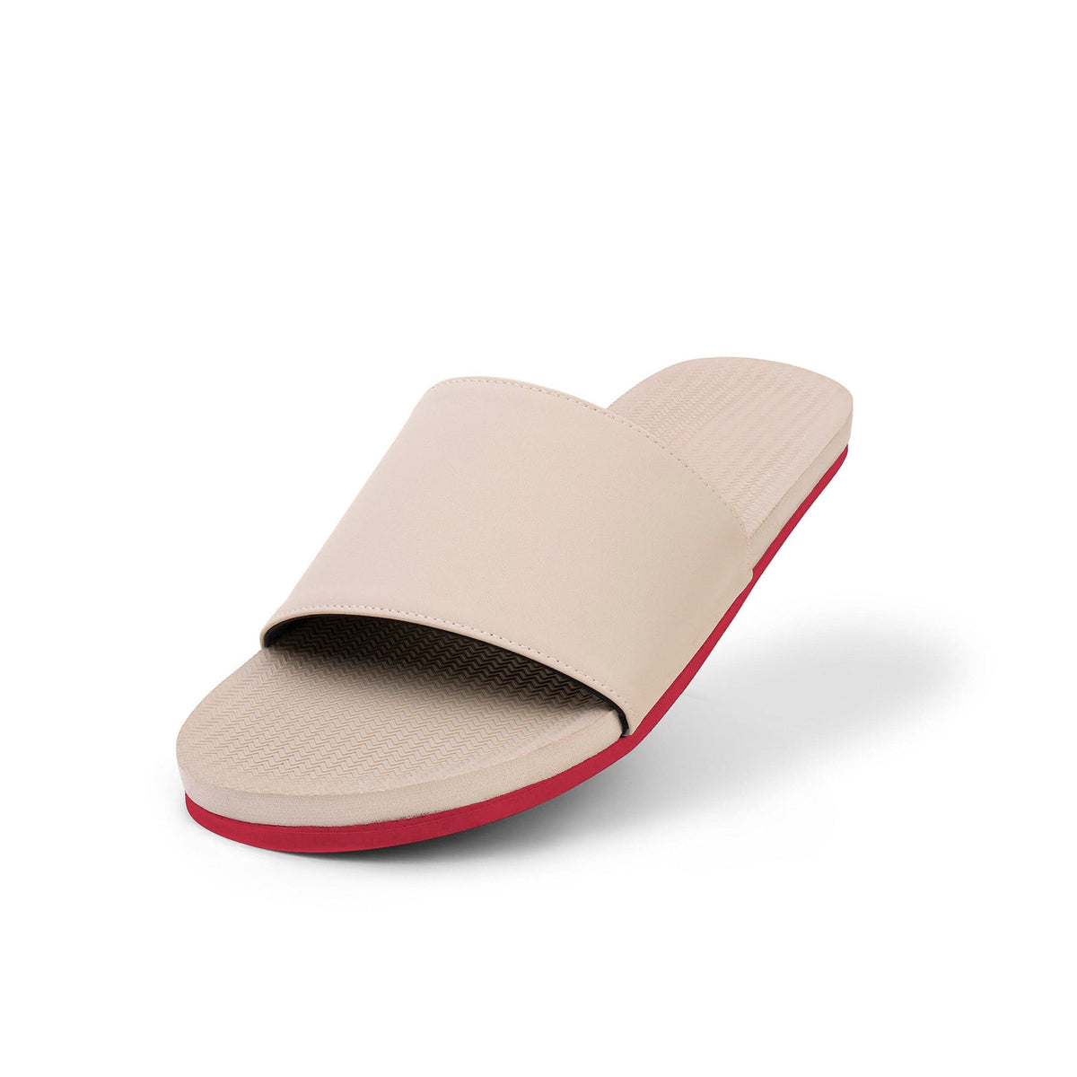 Women's Slide Sneaker Sole - Sea Salt/Red Sole