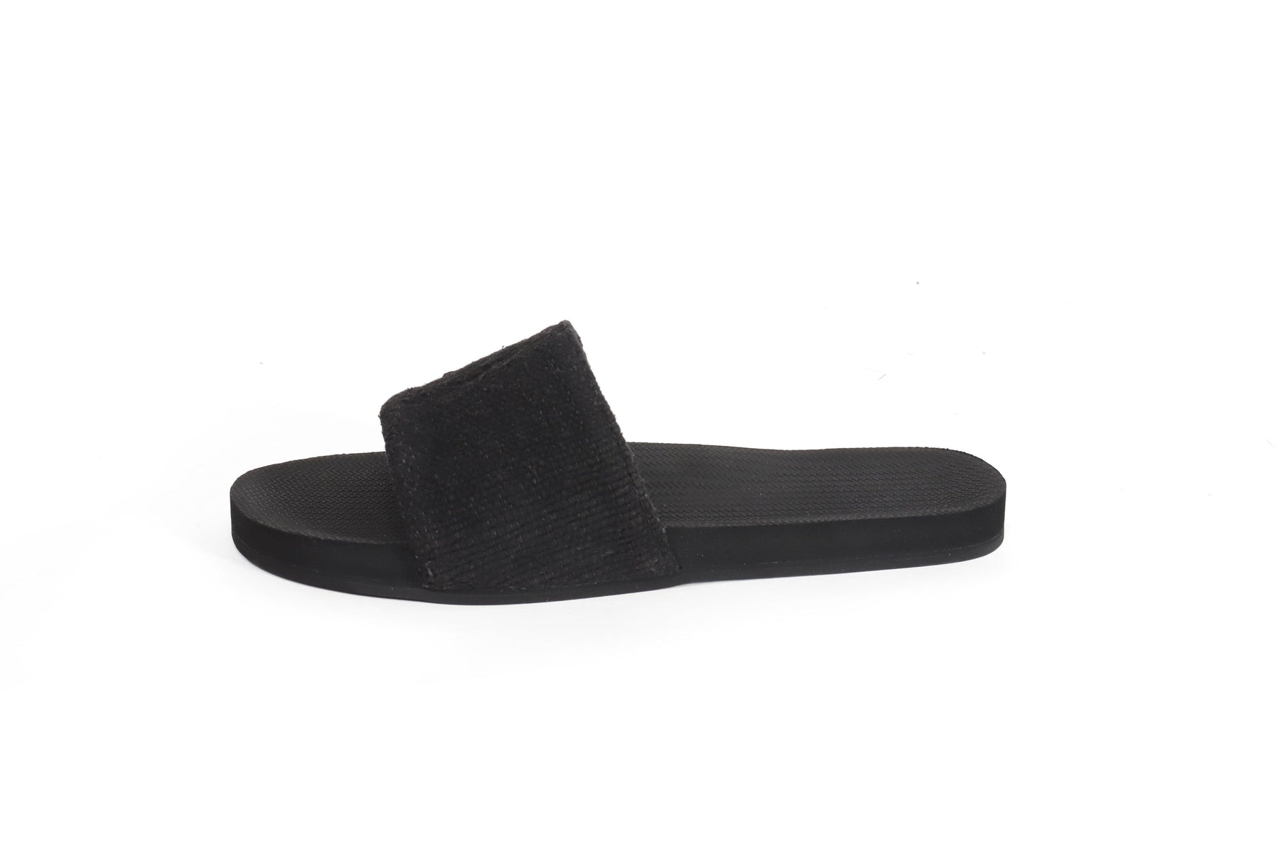 Women's Slide Recycled Pable Straps - Ketapang/Black - Indosole