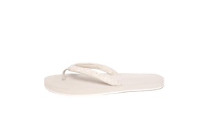 Women's Flip Flops Recycled Pable Straps - Natural/Sea Salt - Indosole