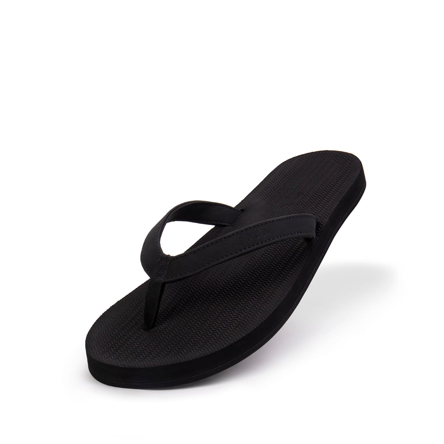 Women's Flip Flops - Black - Indosole