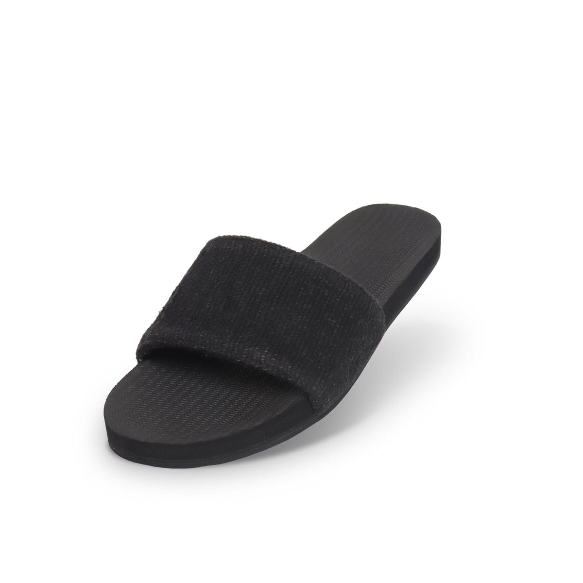 Women's Slide Recycled Pable Straps - Ketapang/Black - Indosole